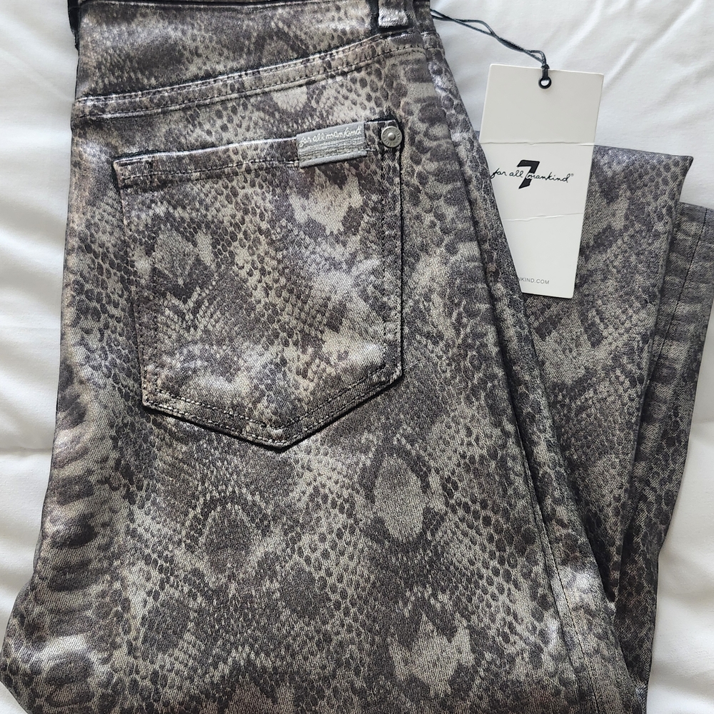 7 For All Mankind High Waist Ankle Skinny - Picture 8 of 8